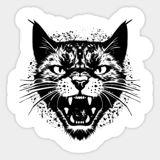 Angry cat Sticker